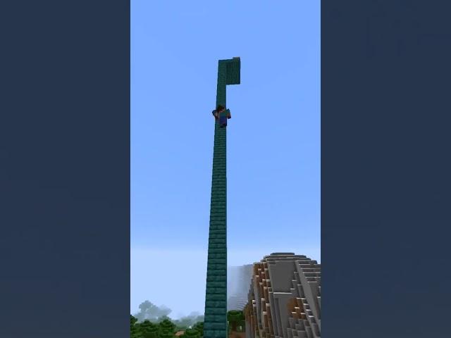 Minecraft MLG l made this by replay mode #shorts