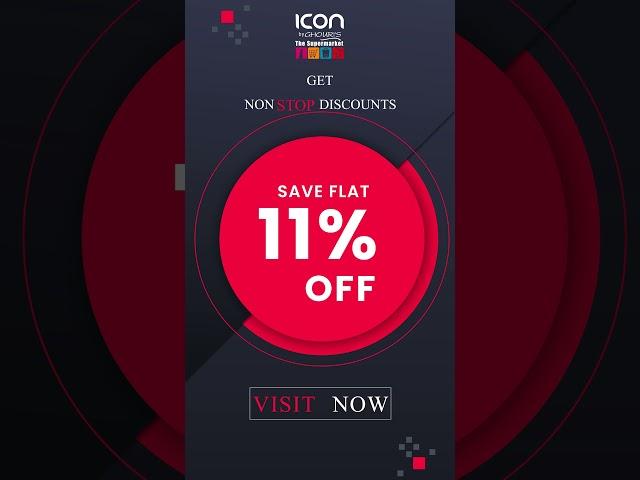 ICON by Ghouri's 11.11 SALE IS ON NOW! ️ Don't miss out on incredible discount!