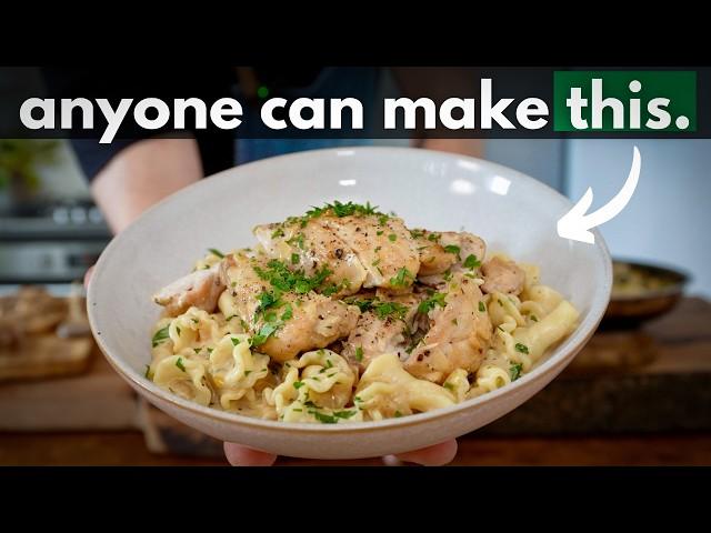 Creamy Honey Mustard Chicken Pasta - Anyone Can Make