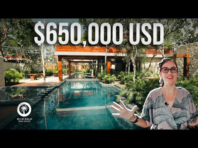 Dentro de un elegante departamento de $650,000 USD | 3 HABITACIONES situado en la selva de TULUM