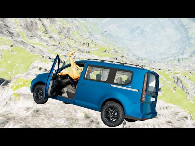 Cars vs Leap Of Death – BeamNG.Drive