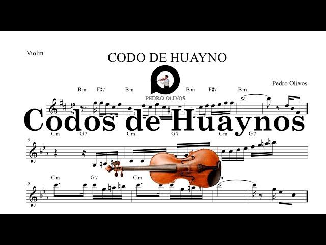 CODOS DE HUAYNO EN VIOLIN - Partitura y Acordes (Violin)