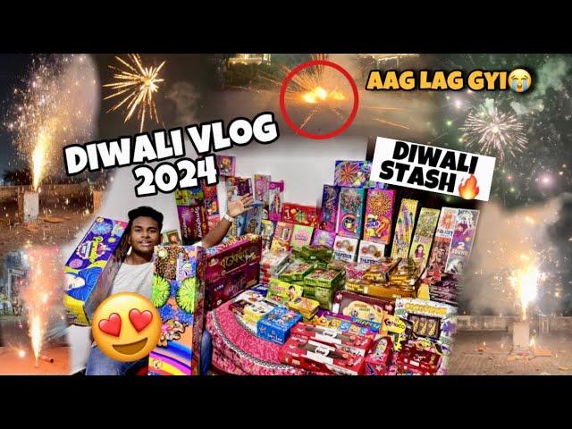 Diwali Pe Bomb Jalaya Or Aag Lag Agyi  - 1,00,000 Ka Diwali Stash 2024