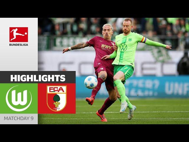 Wolfsburg Saves A Point Late! | VfL Wolfsburg - FC Augsburg | Highlights | Matchday 9 – Bundesliga