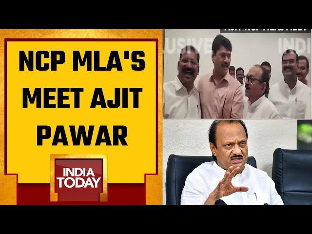 NCP MLA's Meet Ajit Pawar, Amid Speculations Of Ajit Pawar Jumping Ship