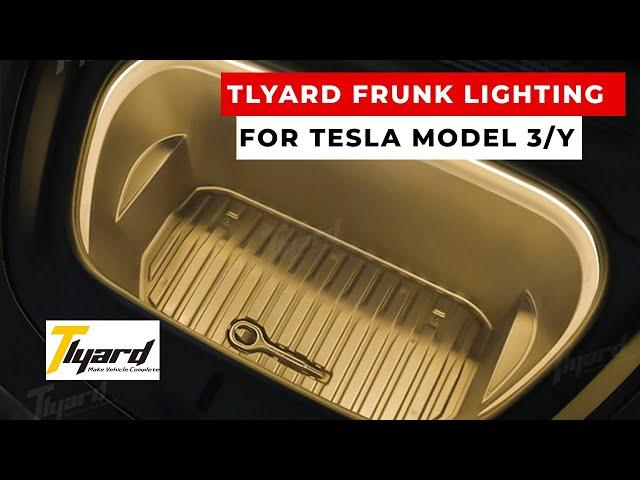 Upgrade Your Tesla Frunk with Highland Ambient Lighting! | Model 3/Y Frunk Mod