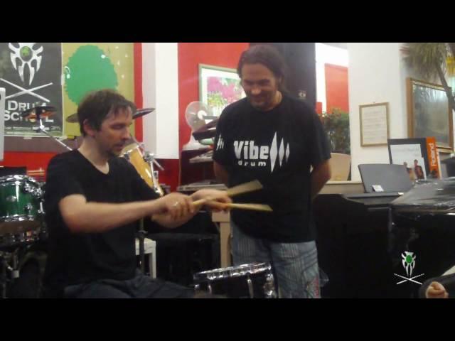 marco minnemann - drum clinic -  finger control and moeller @ gm drum school