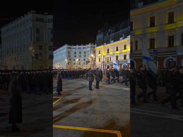 Репетиция парада к 9 мая  Владивосток 28.04.25