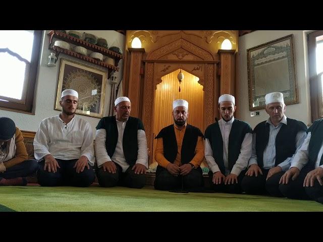 Zikir after prayers at Bosnian Zawiyah