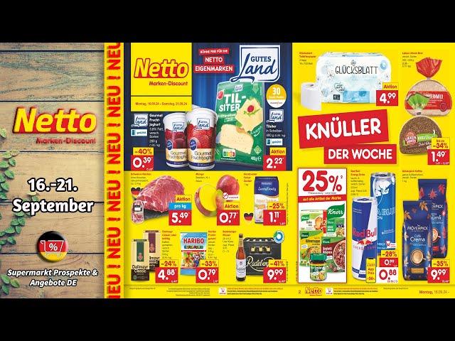 NETTO Prospekt - Gültig ab 16.09.2024 | Supermarkt Prospekte & Angebote DE