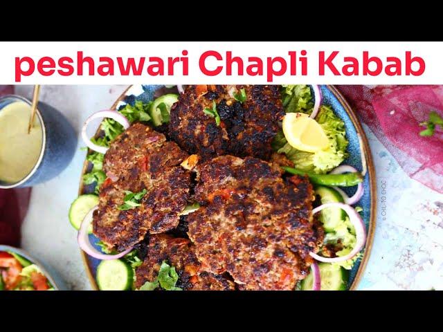 Chapli Kabab Recipe|Peshawari Chapli Kabab Recipe Simple & Easy Recipe|beef Recipe@BaBaFoodRRC