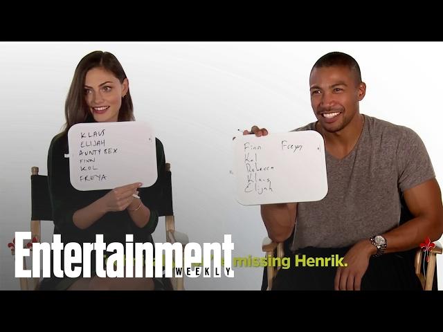 The Originals: How Well Does The Cast Know The Show? | Entertainment Weekly