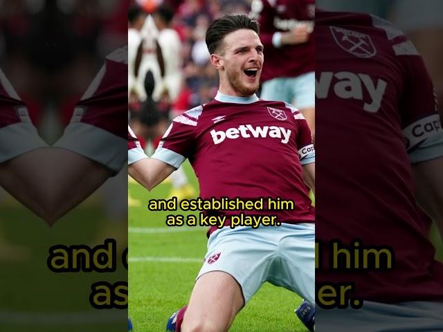 Declan Rice From West Ham Star to Arsenal’s Midfield Maestro #DeclanRice #PremierLeague #Arsenal