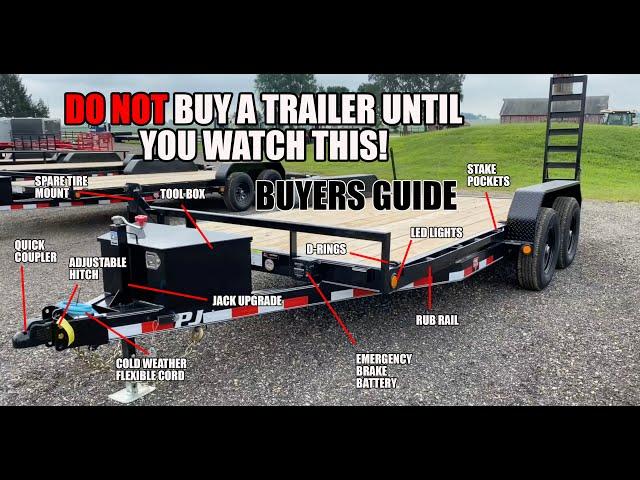 Equipment Trailer Buying Guide - What you need to know