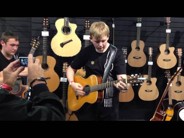 Rory Evans & Tanglewood, London Acoustic Guitar Show 2012