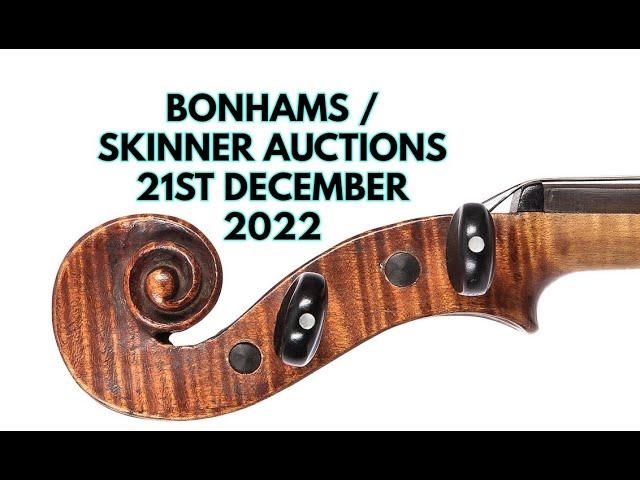 Bonhams/Skinner Auction - Musical Instruments - 21st December 2022 (USA) #auction #musicalinstrument