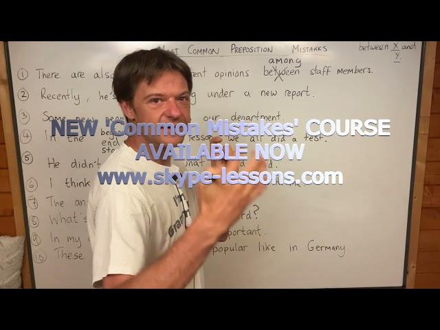 Common Mistakes with PREPOSITIONS (40) (www.skype-lessons.com)