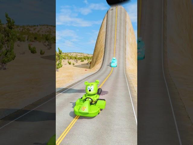 Skibidi Toilets & Weird Cars Go Down to Spinning Venom Leg Trap Hill Crush – BeamNG.drive