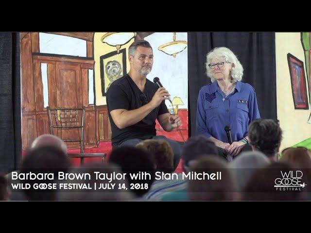 Barbara Brown Taylor & Stan Mitchell at Wild Goose Festival 2018