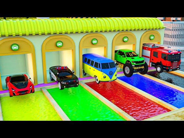 Cars are Painted In The Wrong Colors! | Wheel City Heroes (WCH) Police Truck Cartoon