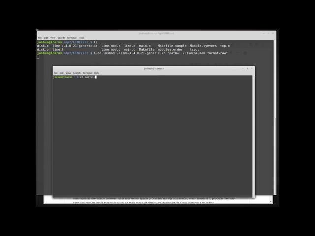 DFS101: 10.3 Forensic Memory Acquisition in Linux - LiME
