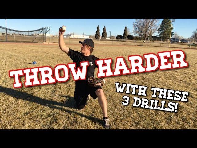 My 3 Favorite Drills to THROW HARDER in Baseball! - Baseball Throwing Drills