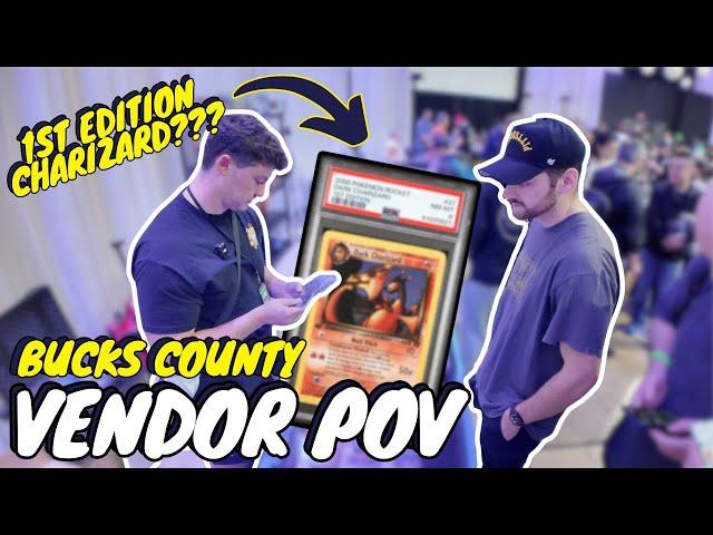 Pokemon Card Vendor POV | BUYING 1st Edition CHARIZARDS !?!?! | Bucks County PA