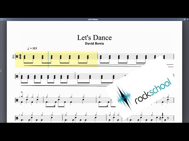 Let's Dance Rockschool Grade 4 Drums