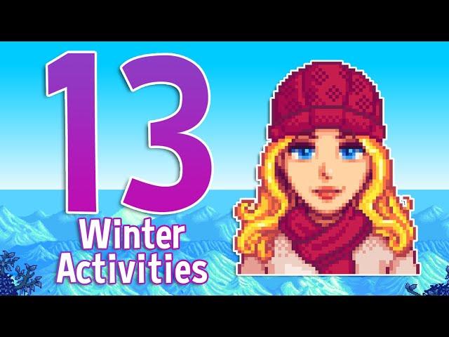 13 Things You Can Do During Winter in Stardew Valley