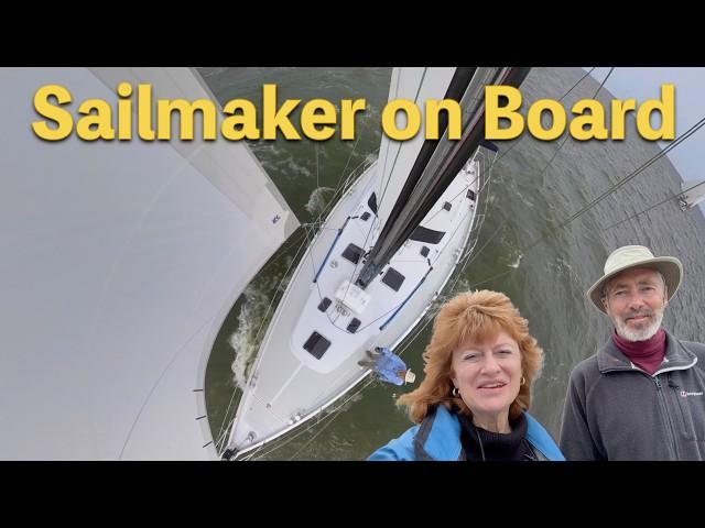 SAILMAKER on Board! - Trimming SAILS Enksail Orion 49 ALUMINUM Sailboat | Ep 254