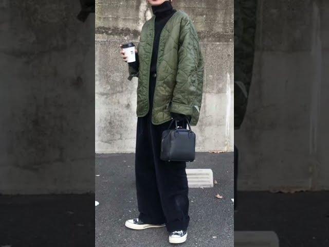 가을,겨울 코디룩 클립 / 검정코트 부터 아우터까지 따뜻하면서 심플한 스타일링 모음 / street look AW style clips