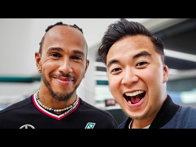 my formula 1 dream came true...I filmed with LEWIS HAMILTON!