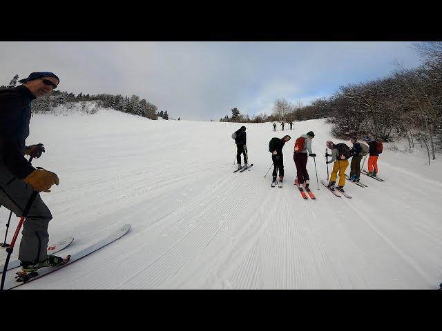 The Drop-In: Uphill breakfast club on Tiehack in Aspen
