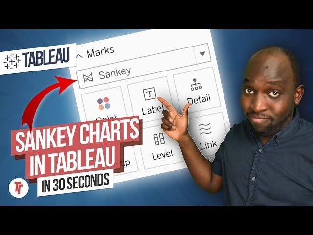 Build Sankey Charts in Tableau 24.2 in 30 seconds | Tableau Viz Extensions