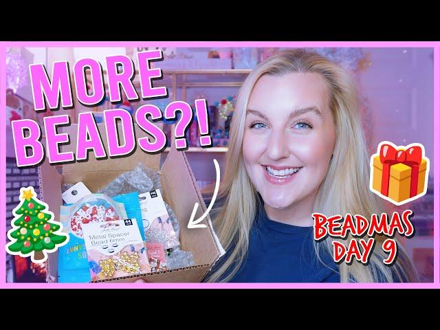 huge bead haul & making Christmas bracelets ️ CHRISTMAS BRACELET IDEAS 2024  #BEADMAS DAY 9