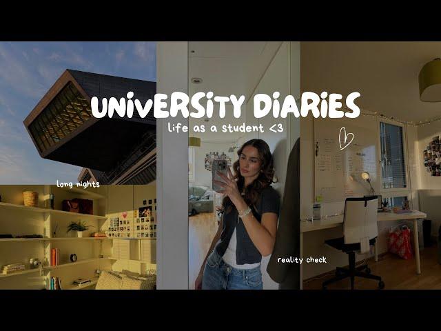 UNIVERSITY DIARIES EP 2- student life, productive days, reality check