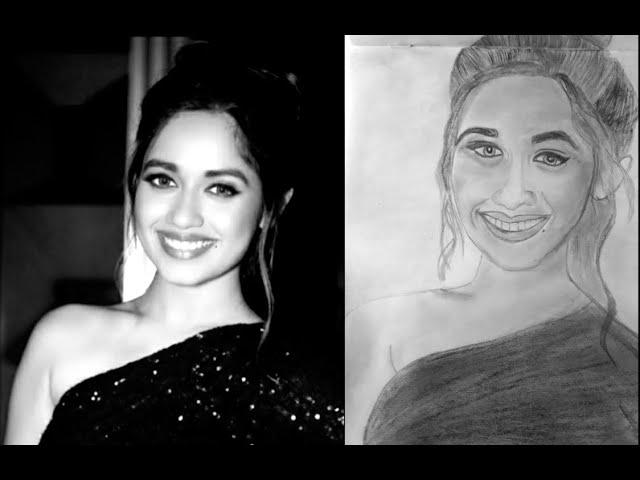 Drawing of jannat zubair| jannat zubair rahmani sketch |pencil sketch of jannat zubair|d.s drawings