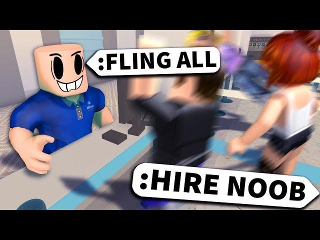 I used Roblox ADMIN to give NOOBS a JOB