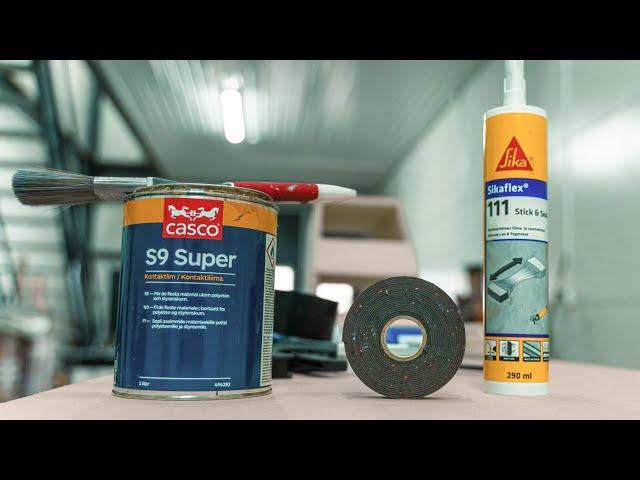 DIY CAMPER BEST ADHESIVE/GLUE - Van Build, Bus Conversion, Caravan, RV, Motorhome