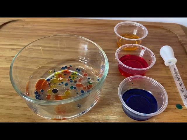 STEM Experiment: Oil and Water | Bedford Pubic Library