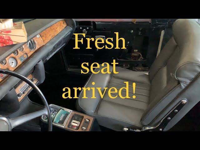 Part 13. Rolls Royce Renovation the seats are back in town!