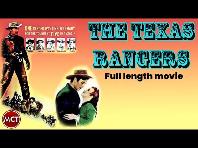 The Texas Rangers | US western 1951 | George Montgomery, Gale Storm, Jerome Courtland | English