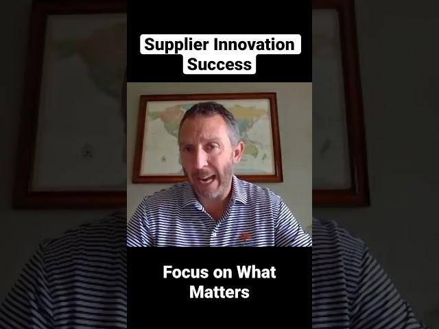 Tips for Success from a Chief Procurement Officer on Supplier Innovation