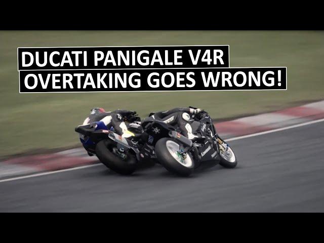 Fatal Crash! Overtaking Goes Wrong! Honda CBR 1000RR vs Ducati Panigale V4R