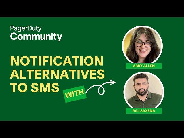 Notification Alternatives to SMS