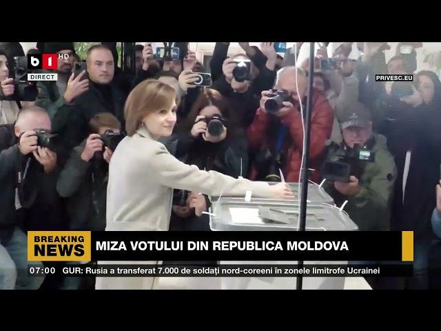 REPUBLICA MOLDOVA ALEGE  EUROPA SAU RUSIA_Știri B1TV_3 nov. 2024