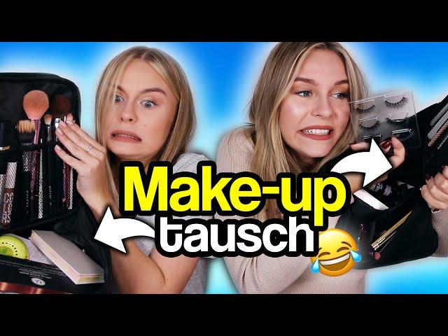 Meine SCHWESTER und ICH tauschen unser MAKE-UP   | Dagi Bee