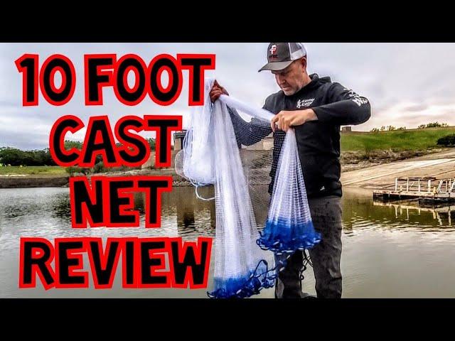 10 FOOT CAST NET REVIEW. This CAST NET is so affordable!