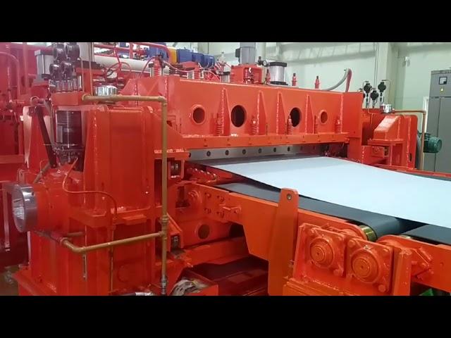 High speed cutting machine for stainless steel coils |cut to length line