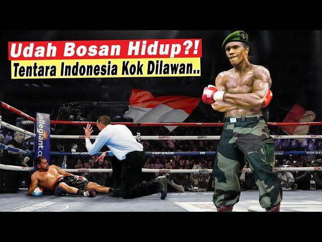 Ini Baru TNI.. Petarung Jagoan dr Luar Negeri Jd Cupu Dihadapan Tentara Indonesia